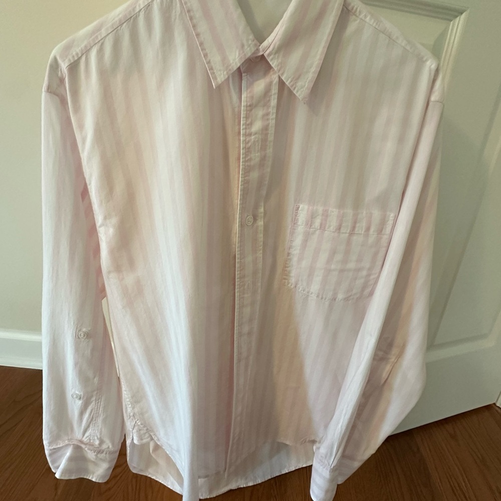 Citizens Of Humanity Kayla Light Pink Striped Shirt size XS